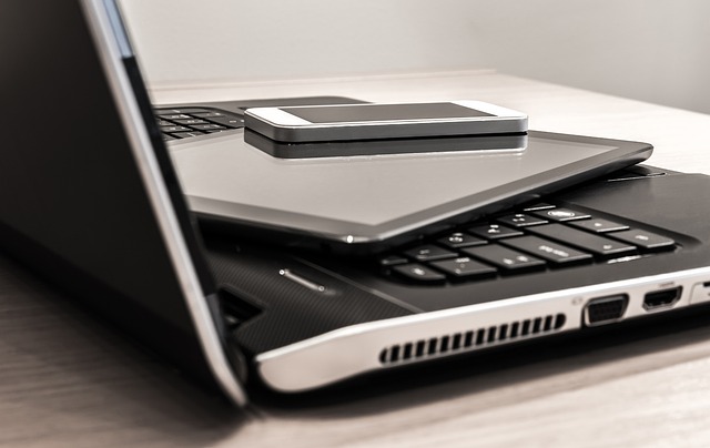 Stack of electronic devices