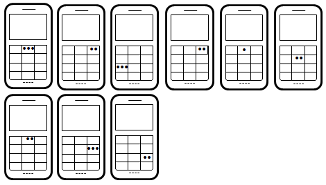 Cereal box - multitap messaging