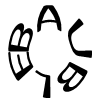 Bauble circular - text