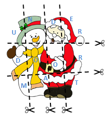 Under door mat - puzzle